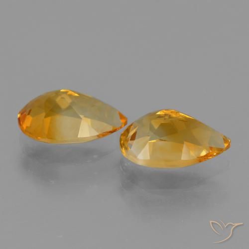 Shop natural 2.38ct ダークオレンジゴールド シトリン gems, 洋梨の形, from ブラジル at GemSelect. In stock, global shipping!
