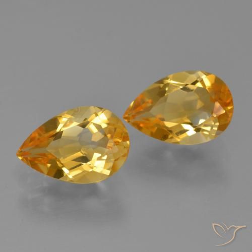 Shop natural 2.33ct ダークオレンジゴールド シトリン gems, 洋梨の形, from ブラジル at GemSelect. In stock, global shipping!