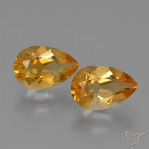 Shop natural 2.37ct 濃いオレンジゴールド シトリン gems, 洋梨の形, from ブラジル at GemSelect. In stock, global shipping!