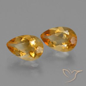 Shop natural 2.37ct 濃いオレンジゴールド シトリン gems, 洋梨の形, from ブラジル at GemSelect. In stock, global shipping!