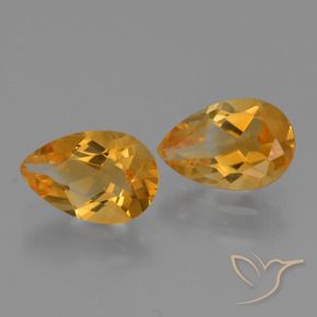 Shop natural 2.27ct ダークオレンジゴールド シトリン gems, 洋梨の形, from ブラジル at GemSelect. In stock, global shipping!