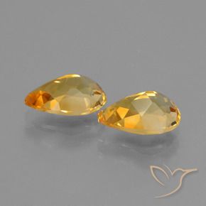 Shop natural 2.23ct ミディアム薄いオレンジゴールド シトリン gems, 洋梨の形, from ブラジル at GemSelect. In stock, global shipping!