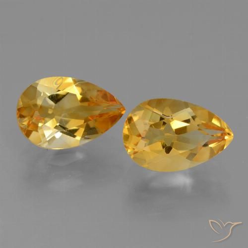 Shop natural 2.32ct 濃いオレンジゴールド シトリン gems, 洋梨の形, from ブラジル at GemSelect. In stock, global shipping!