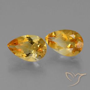 Shop natural 2.32ct 濃いオレンジゴールド シトリン gems, 洋梨の形, from ブラジル at GemSelect. In stock, global shipping!