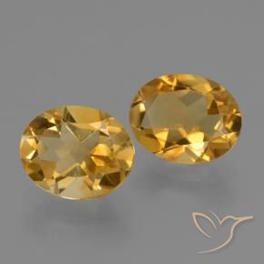 Shop natural 4.39ct 濃いゴールデンオレンジ シトリン gems, 楕円形, from ブラジル at GemSelect. In stock, global shipping!