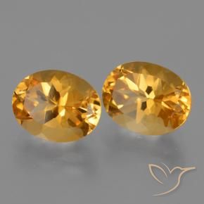 Shop natural 5.86ct ダークオレンジゴールド シトリン gems, 楕円形, from ブラジル at GemSelect. In stock, global shipping!