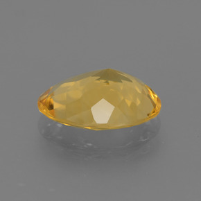 3.77カラットの天然ゴールデンオレンジシトリン（12.6×10.4 mm・オーバルカット）