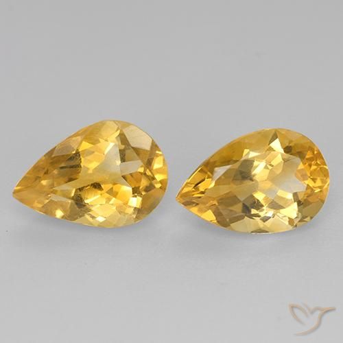 Shop natural 2.34ct ゴールド シトリン gems, 洋梨の形, from ブラジル at GemSelect. In stock, global shipping!