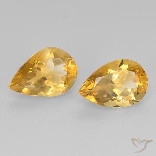 Shop natural 2.34ct ゴールド シトリン gems, 洋梨の形, from ブラジル at GemSelect. In stock, global shipping!