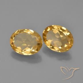Shop natural 3.87ct 薄いオレンジゴールド シトリン gems, 楕円形, from ブラジル at GemSelect. In stock, global shipping!
