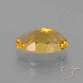 2.58カラットの天然濃いゴールデンオレンジシトリン（11.6×7.8 mm・オーバルカット）