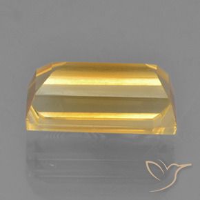 3.39カラットの天然明るいゴールドシトリン、バゲット、VS