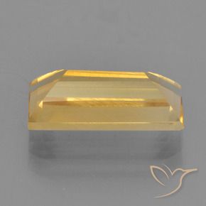 2.48カラットの天然明るいゴールドシトリン、バゲット、VS