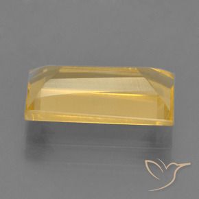 2.50カラットの天然明るいゴールドシトリン、バゲット、VS