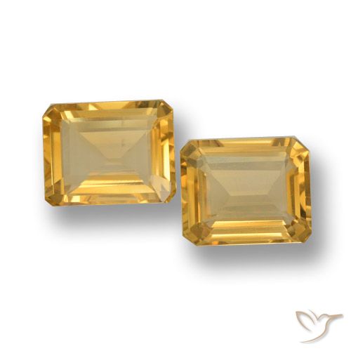 Shop natural 7.24ct ミディアム薄いオレンジゴールド シトリン gems, 八角形 / エメラルドカット, from ブラジル at GemSelect. In stock, global shipping!