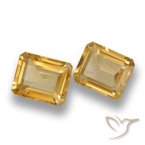 Shop natural 7.24ct ミディアム薄いオレンジゴールド シトリン gems, 八角形 / エメラルドカット, from ブラジル at GemSelect. In stock, global shipping!