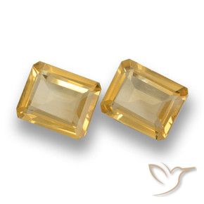 Shop natural 6.77ct ミディアムゴールド シトリン gems, 八角形 / エメラルドカット, from ブラジル at GemSelect. In stock, global shipping!