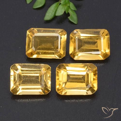 Shop natural 5.33ct ゴールド シトリン gems, 八角形 / エメラルドカット, from ブラジル at GemSelect. In stock, global shipping!
