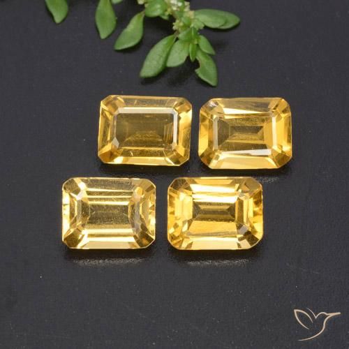 Shop natural 5.33ct ゴールド シトリン gems, 八角形 / エメラルドカット, from ブラジル at GemSelect. In stock, global shipping!