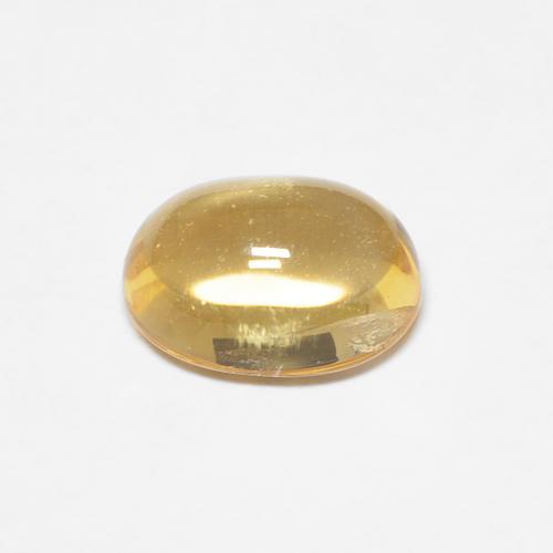 1.40カラットの天然ゴールデンシトリン（7.9×5.9 mm・オーバルカット）