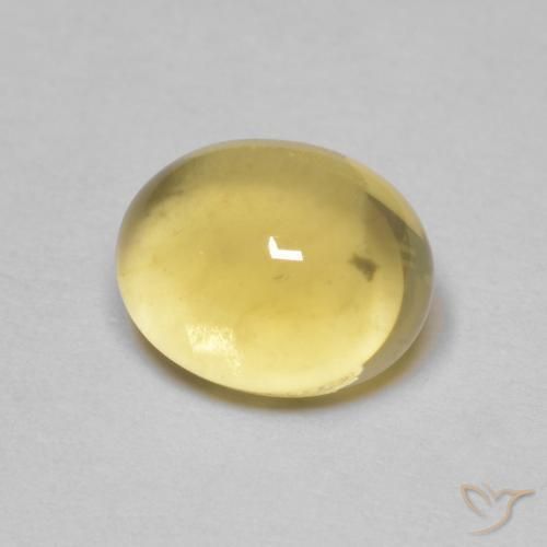 2.45ct 天然 薄いゴールド シトリン, 楕円形, 透明