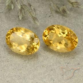 Shop natural 11.40ct ミディアム薄いゴールデン シトリン gems, 楕円形, from ブラジル at GemSelect. In stock, global shipping!