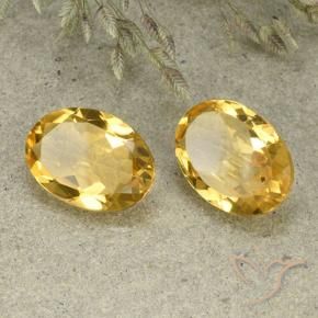 Shop natural 8.96ct ミディアム薄いゴールデン シトリン gems, 楕円形, from ブラジル at GemSelect. In stock, global shipping!