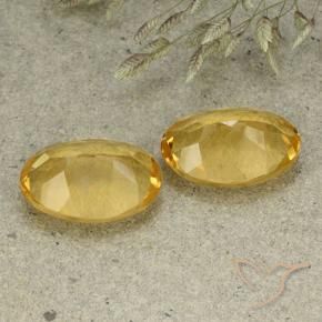 Shop natural 8.96ct ミディアム薄いゴールデン シトリン gems, 楕円形, from ブラジル at GemSelect. In stock, global shipping!
