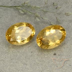 Shop natural 10.76ct ミディアム薄いゴールデン シトリン gems, 楕円形, from ブラジル at GemSelect. In stock, global shipping!
