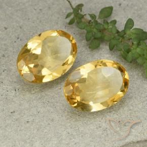 Shop natural 9.53ct ミディアム薄いゴールデン シトリン gems, 楕円形, from ブラジル at GemSelect. In stock, global shipping!
