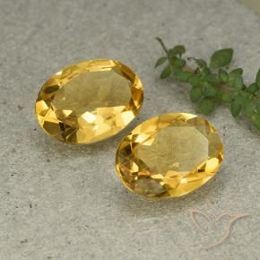 Shop natural 9.32ct ミディアム薄いゴールデン シトリン gems, 楕円形, from ブラジル at GemSelect. In stock, global shipping!