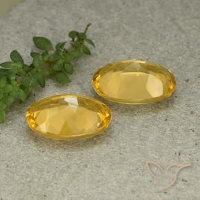 Shop natural 9.32ct ミディアム薄いゴールデン シトリン gems, 楕円形, from ブラジル at GemSelect. In stock, global shipping!