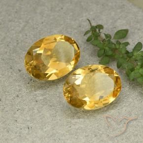 Shop natural 9.63ct ミディアム薄いゴールデン シトリン gems, 楕円形, from ブラジル at GemSelect. In stock, global shipping!