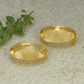 Shop natural 8.76ct ミディアム薄いゴールデン シトリン gems, 楕円形, from ブラジル at GemSelect. In stock, global shipping!