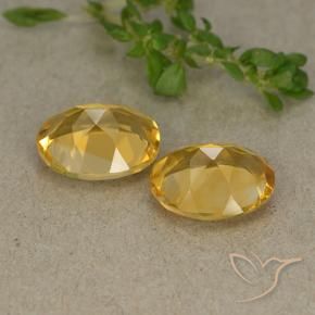 Shop natural 4.59ct ミディアム薄いゴールデン シトリン gems, 楕円形, from ブラジル at GemSelect. In stock, global shipping!