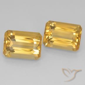 Shop natural 15.32ct 濃いゴールデンオレンジ シトリン gems, 八角形 / エメラルドカット, from ブラジル at GemSelect. In stock, global shipping!