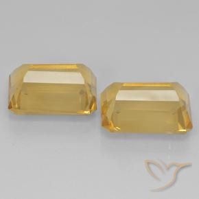 Shop natural 15.59ct 濃いゴールデンオレンジ シトリン gems, 八角形 / エメラルドカット, from ブラジル at GemSelect. In stock, global shipping!