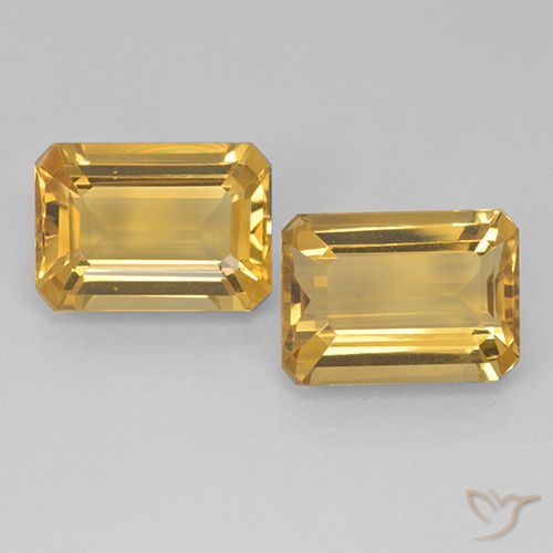 Shop natural 14.27ct ゴールド シトリン gems, 八角形 / エメラルドカット, from ブラジル at GemSelect. In stock, global shipping!