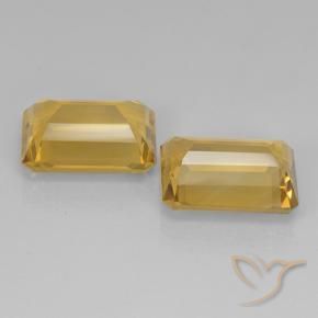 Shop natural 14.27ct ゴールド シトリン gems, 八角形 / エメラルドカット, from ブラジル at GemSelect. In stock, global shipping!