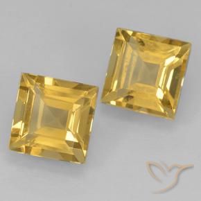 Shop natural 2.07ct ミディアムゴールド シトリン gems, 四角形, from ブラジル at GemSelect. In stock, global shipping!