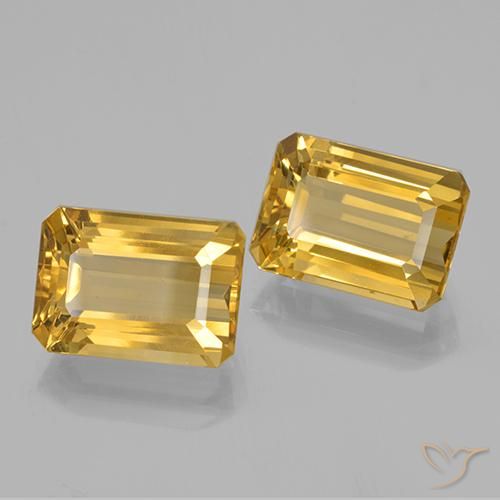 Shop natural 15.80ct ゴールド シトリン gems, 八角形 / エメラルドカット, from ブラジル at GemSelect. In stock, global shipping!