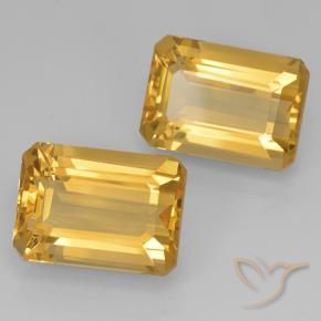 Shop natural 15.27ct 明るいゴールド シトリン gems, 八角形 / エメラルドカット, from ブラジル at GemSelect. In stock, global shipping!
