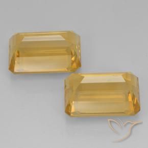 Shop natural 15.27ct 明るいゴールド シトリン gems, 八角形 / エメラルドカット, from ブラジル at GemSelect. In stock, global shipping!