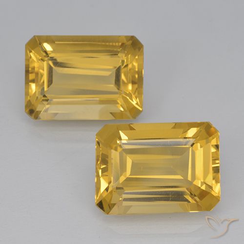Shop natural 14.82ct 明るいゴールド シトリン gems, 八角形 / エメラルドカット, from ブラジル at GemSelect. In stock, global shipping!