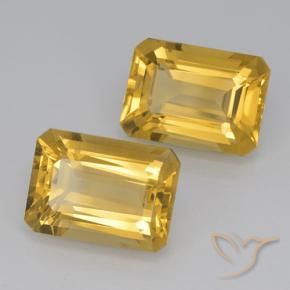 Shop natural 14.82ct 明るいゴールド シトリン gems, 八角形 / エメラルドカット, from ブラジル at GemSelect. In stock, global shipping!
