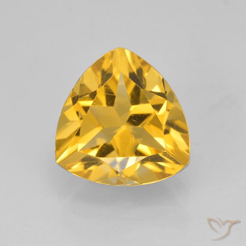 2.36ct 天然 明るいゴールド シトリン, トリリオン, VVS