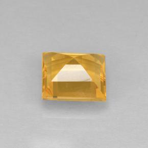 2.07カラットの天然ゴールデンオレンジシトリン（7.9×7.8 mm・四角）