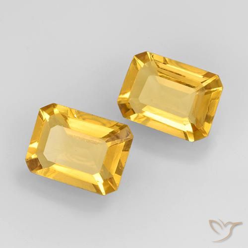 Shop natural 2.58ct ゴールド シトリン gems, 八角形 / エメラルドカット, from ブラジル at GemSelect. In stock, global shipping!