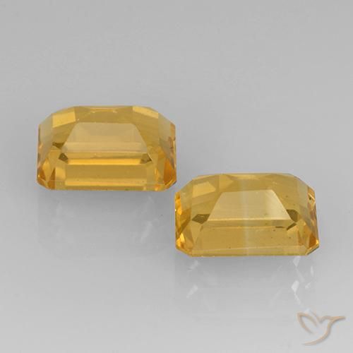 Shop natural 3.32ct 明るいゴールド シトリン gems, 八角形 / エメラルドカット, from ブラジル at GemSelect. In stock, global shipping!