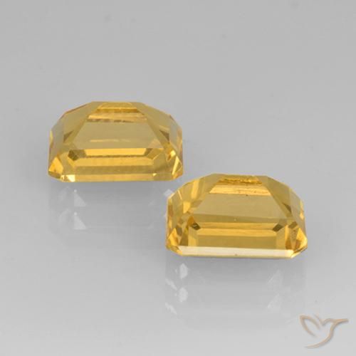 Shop natural 3.24ct ゴールド シトリン gems, 八角形 / エメラルドカット, from ブラジル at GemSelect. In stock, global shipping!